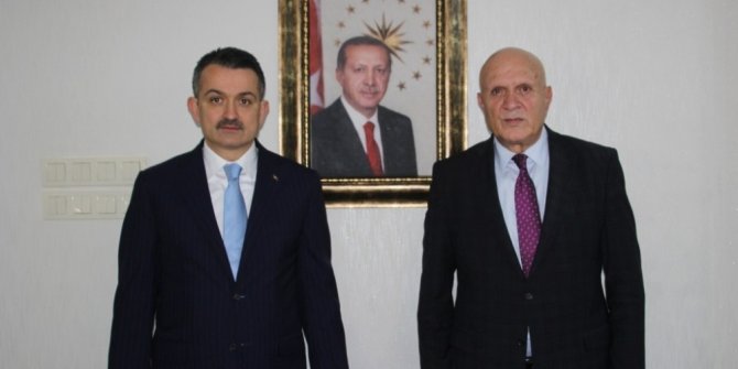 Bakan Pakdemirli’den Başkan Pekmezci’ye ziyaret