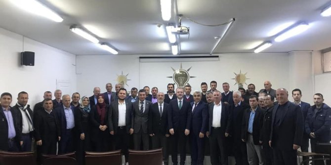 Hisarcık Heyeti’nden Başkan Ceyhun’a ’Hayırlı olsun’ ziyareti