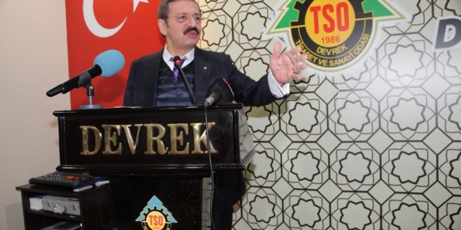 Hisarcıklıoğlu’ndan Devrek TSO’ya ziyaret