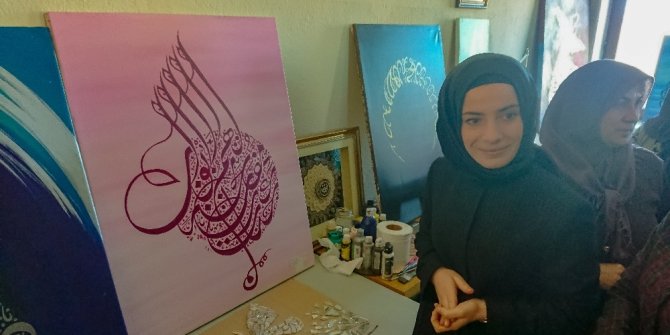 Çukurcalı kadınlardan göz nuru eserler