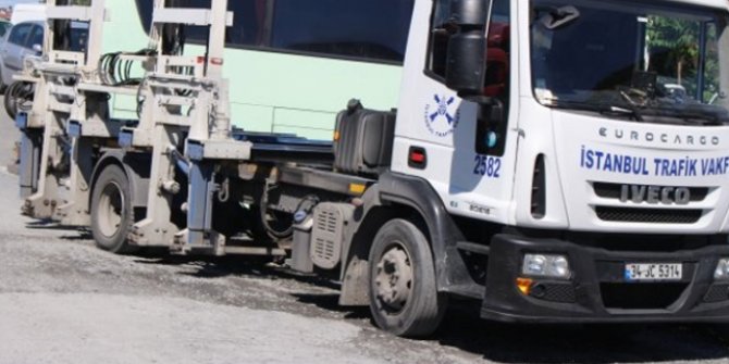 İstanbul'da Trafik Vakfı araç çekemeyecek