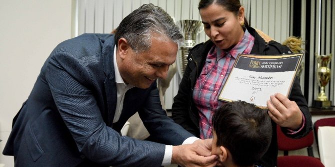 Evinin ustası kadınlar sertifikalarını aldı