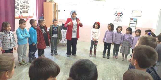 Hisarcık’ta çocuklara ‘Mahremiyet’ konulu eğitim