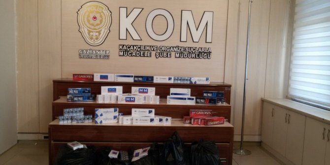 Gaziantep bir günde üç kaçak sigara operasyonu