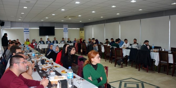 "AFAD Gönüllülük Projesi" bilgilendirme toplantısı