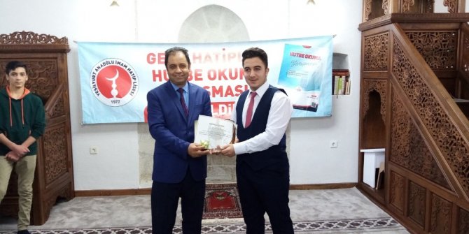 Malatya’da ‘Hutbe okuma yarışması’ düzenlendi