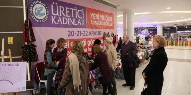 El emeği göz nuru eserler OKEP stantlarında