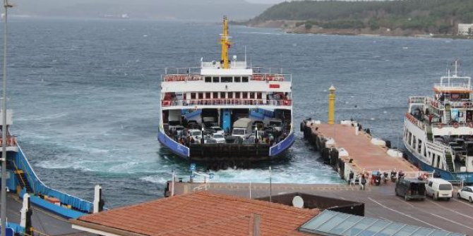 Beklenen fırtına nedeniyle Gökçeada ve Bozcaada seferleri iptal edildi