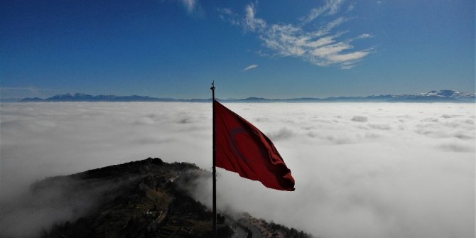 Sis görsel şölen sundu, fotoğraf tutkunları Harput’a geldi