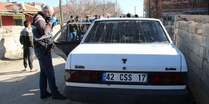 Konya’dan çalınan otomobil Karaman’da bulundu