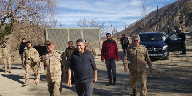 Kaymakam Özkan’dan operasyon birliklerine ziyaret