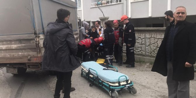 Freni patlayan kamyonet dehşet saçtı: 1 ölü, 1 yaralı