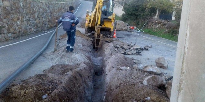 Bodrum Turgutreis’te içme suyu hattı yenilendi