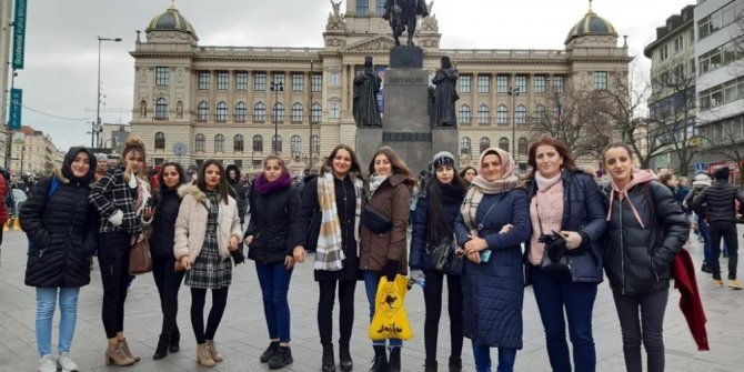 Oltulu öğrenciler Viyana’da staj gördü