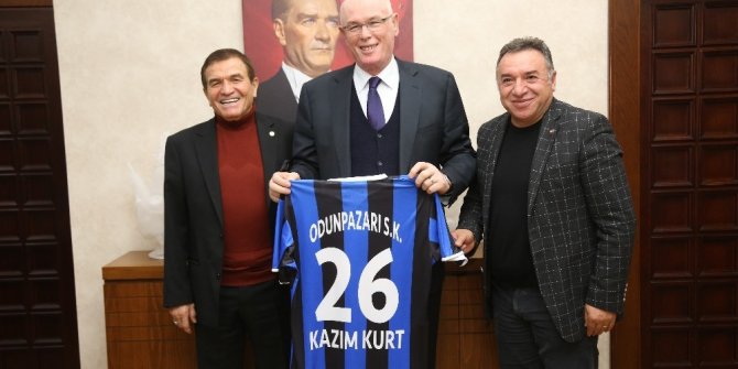 Odunpazarıspor Kazım Kurt’u ziyaret etti