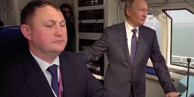 Putin, Kırım Köprüsü’nün ilk demir yolu testini gerçekleştirdi