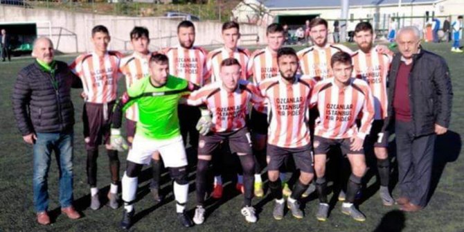 Amatör maçta fair-play’i hiçe saydılar