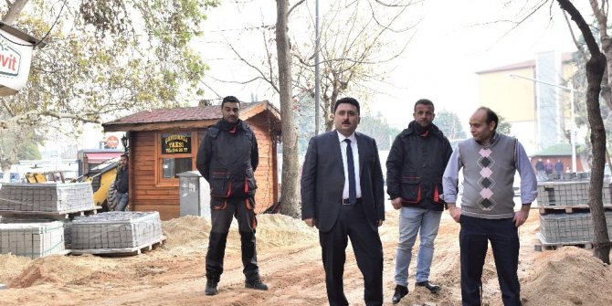 Altıeylül’de yol çalışmaları devam ediyor