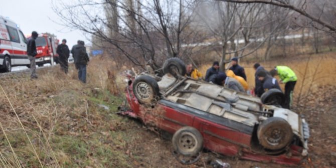 Afyonkarahisar- Konya karayolu 45. km'sinde kaza