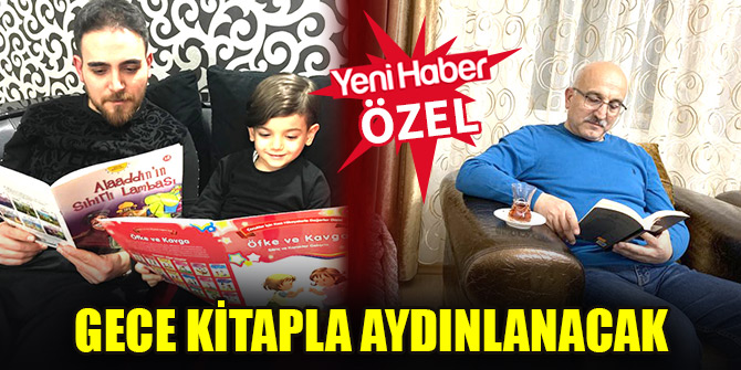 Gece kitapla aydınlanacak
