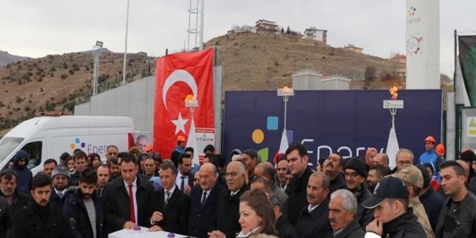 İliç doğalgaza kavuştu