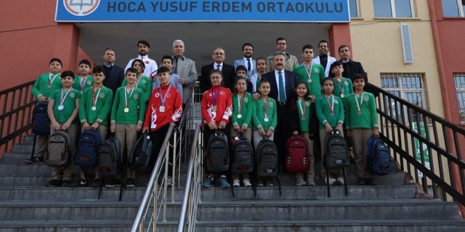 Başkan Palancıoğlu, başarılı sporcuları tebrik etti