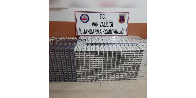 Muradiye 11 bin 780 paket kaçak sigara ele geçirildi