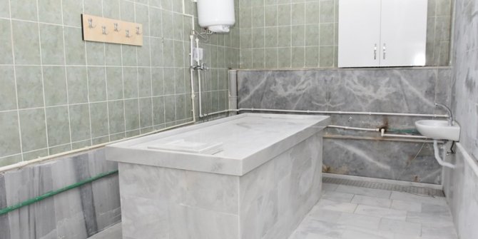 İnönü’de camiye gasilhane yapıldı