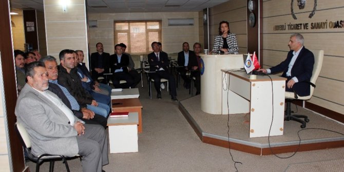 Erdemli’de işletmelere yönelik gıda etiketi bilgilendirmesi