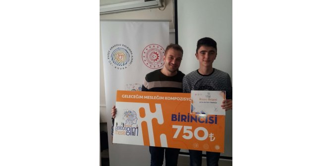 Türkelili öğrenciden kompozisyon yarışmasında il birinciliği