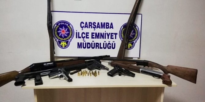 Çarşamba’da ‘ruhsatız silah’ operasyonu: 1 gözaltı