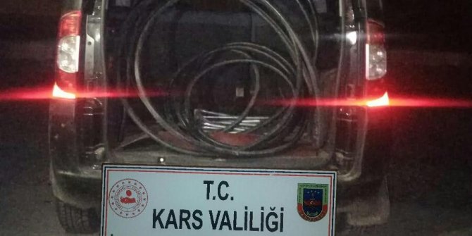 Sarıkamış’ta kablo hırsızlığı