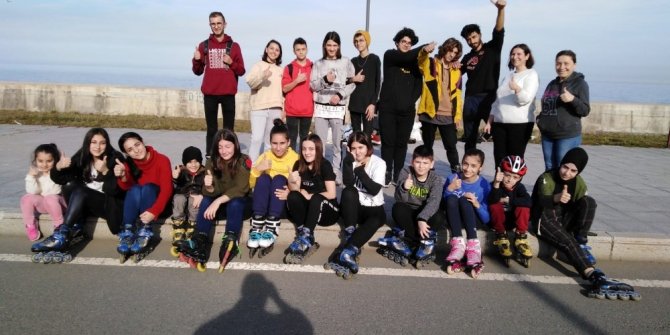 Trabzon Paten Kulübü yarı maratona hazırlanıyor
