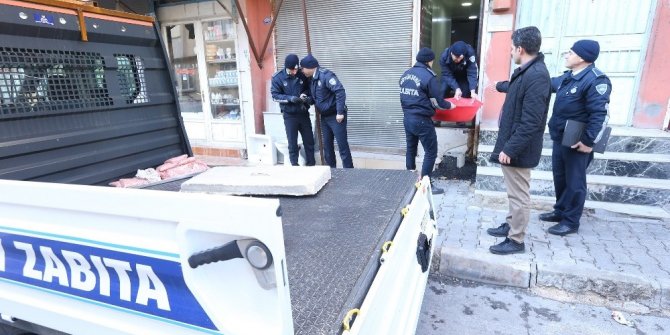 Büyükşehir zabıta’dan kaçak hayvan kesimine denetim