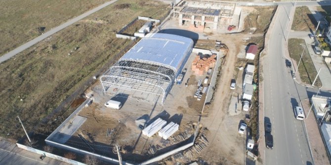 Gebze’nin yeni spor kompleksi yükseliyor