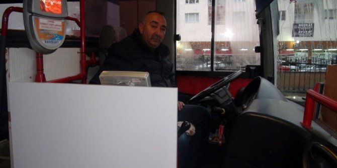 Yaralı vatandaşı otobüsle hastaneye yetiştirdi