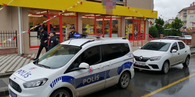 Ümraniye’de markette silahlı soygun