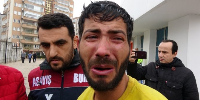 Bisikletli gaspçı kamerada