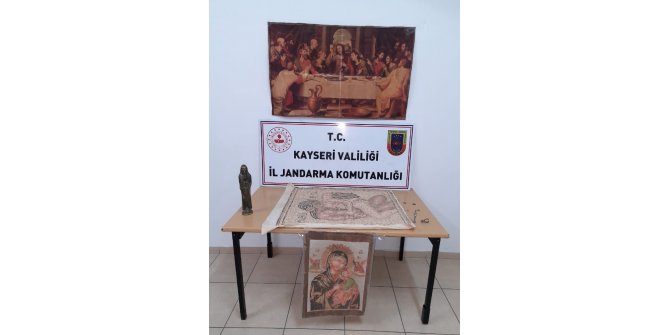 Jandarmadan tarihi eser operasyonu