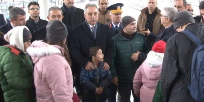 Ankara’dan Konya’ya gelen özel gereksinimli misafirleri protokol karşıladı