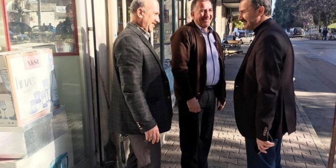 Başkan Kılınç, eski Samsat Caddesi esnafını ziyaret etti