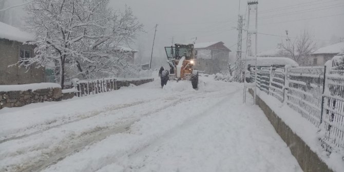 Kahramanmaraş’ta karla mücadele