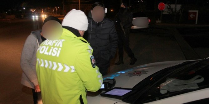 Ürgüp’te polis ekipleri tarafından uygulama yapıldı