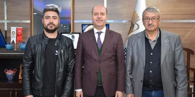 Şehidin babası ve silah arkadaşından Başkan Bozkurt’a ziyaret