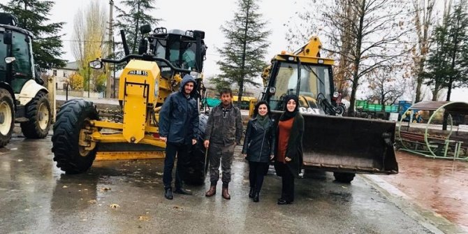 Yalıhüyük Belediyesi karla mücadeleye hazır