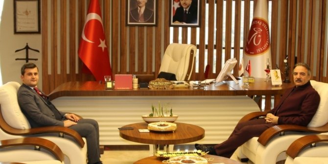 Derinkuyu Kaymakamı Kumcu’dan Rektör Bağlı’ya ziyaret
