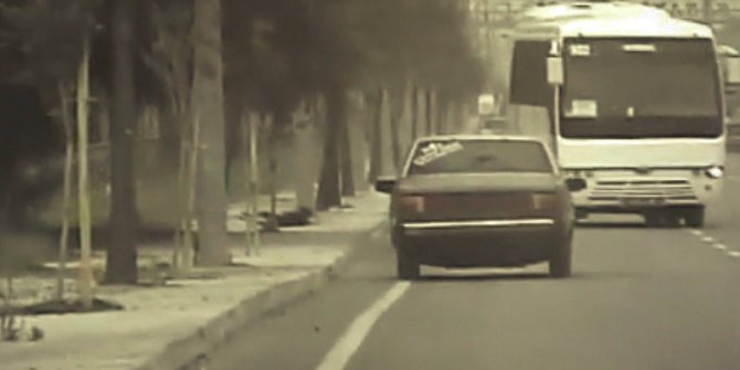 Ters yöndeki driftçiye 15 bin lira ceza