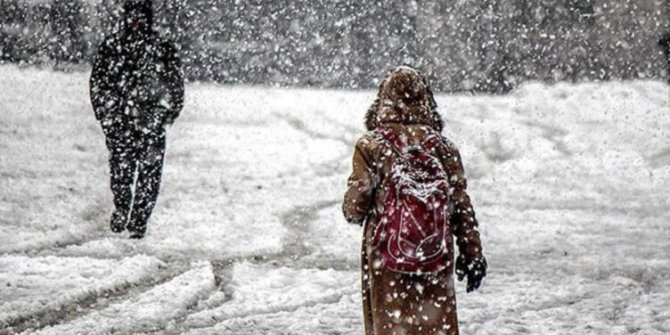 Kayseri'de İki ilçede taşımalı eğitime kar tatili