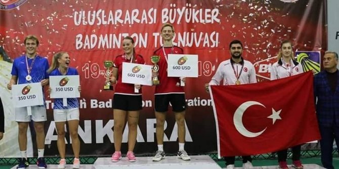Erzincanlı Milli badmintoncuların uluslararası başarıları devam ediyor