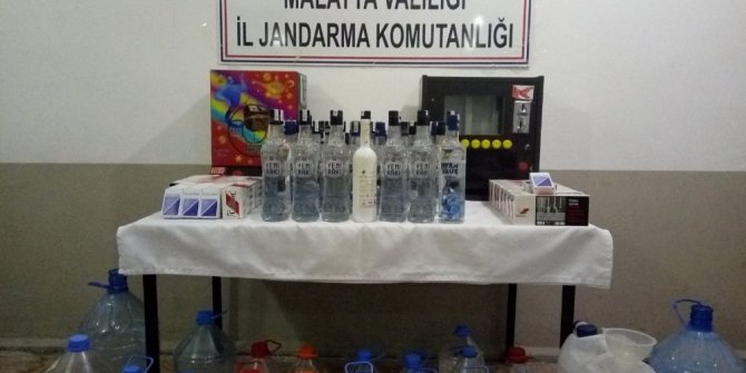 Malatya’da sahte içki operasyonu